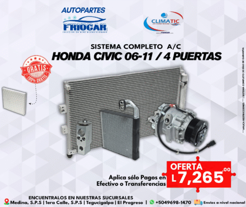 Sistema Completo de Honda Civic 2007-2011 / 4 Puertas
