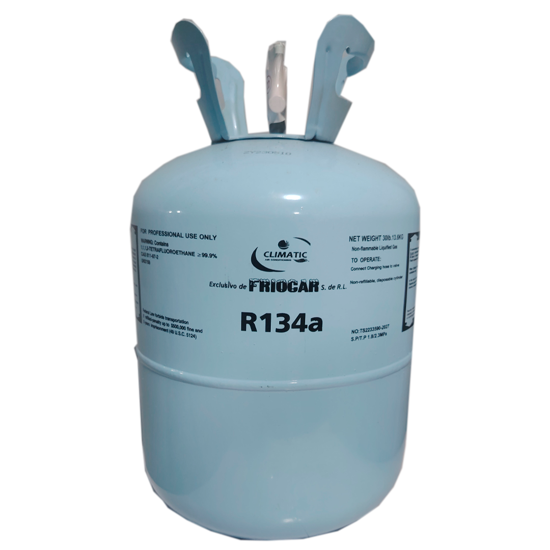 GAS REFRIGERANTE R134a 30 LIBRAS / 13.6 KG | CLIMATIC