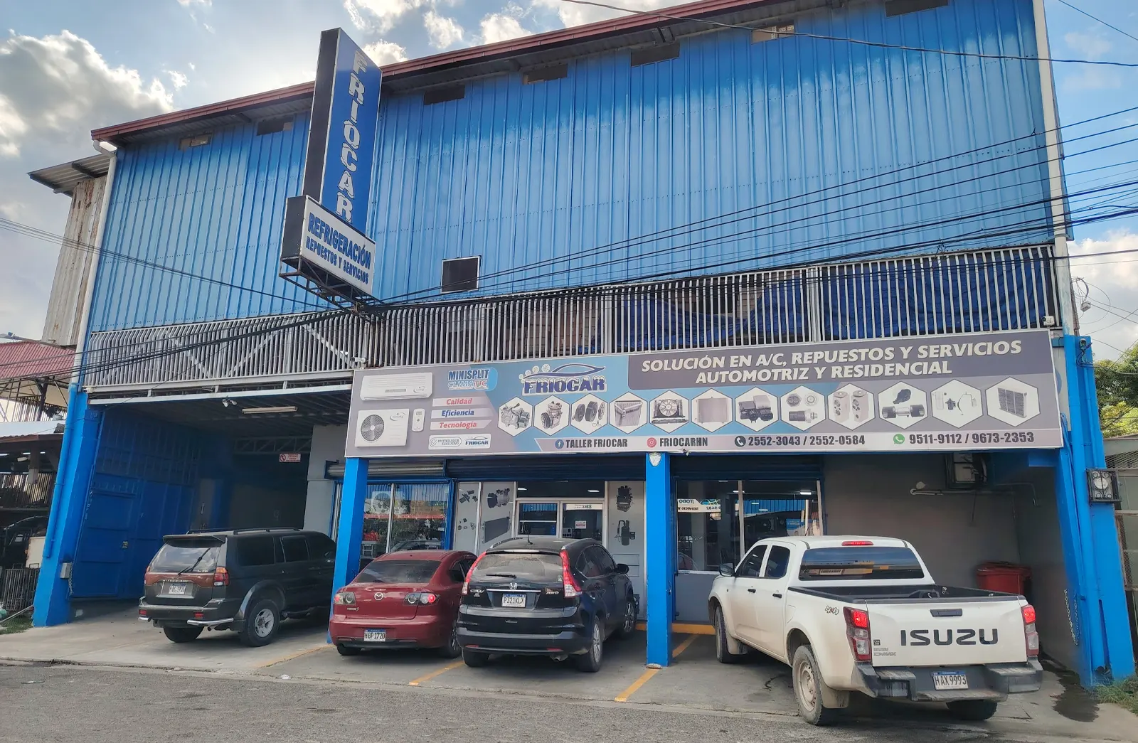 FRIOCAR HN - Barrio Medina, San Pedro Sula especialistas en aire acondicionado automotriz y residencial