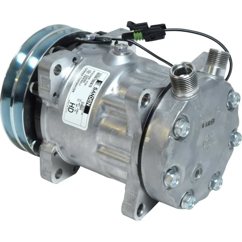 COMPRESOR SANDEN 709 DE OREJA, POLEA EN V/MEDIDAS 1/2 Y 13/32