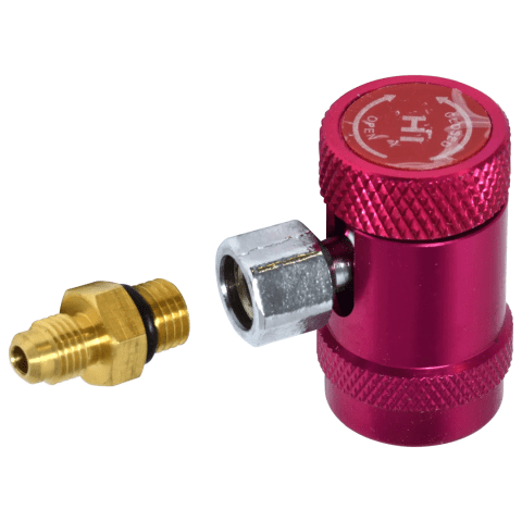 ADAPTADOR MANOMETROS DE ALTA R1234YF/ ROJO