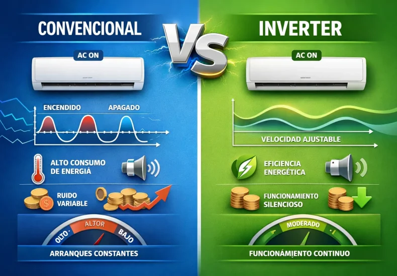 Aire inverter o convencional en Honduras: cuál elegir según tu zona