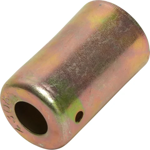 Detalle de ferrule 5/16 para A/C automotriz mostrando su acabado en aluminio resistente, diseñado para evitar fugas y soportar alta presión en sistemas R134a.