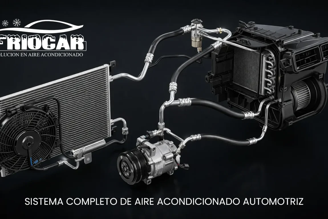 Como funciona el aire acondicionado automotriz