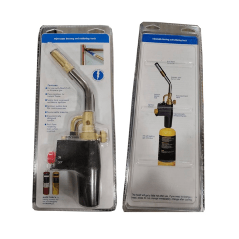 antorcha profesional automatica con chispero para soldadura brazing gas MAP propano