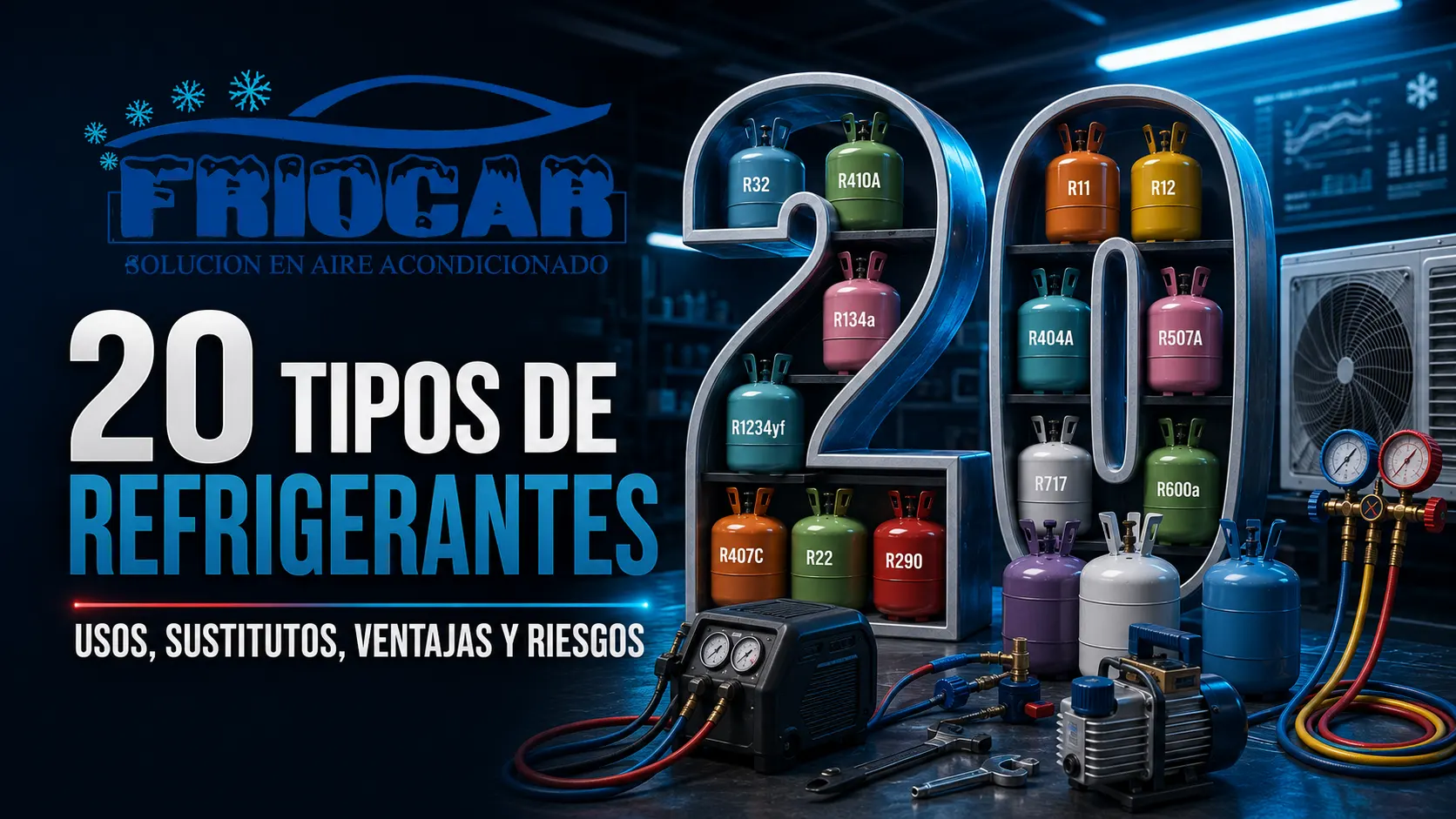 20 tipos de refrigerantes, sus usos, sustitutos, ventajas y riesgos – FRIOCAR