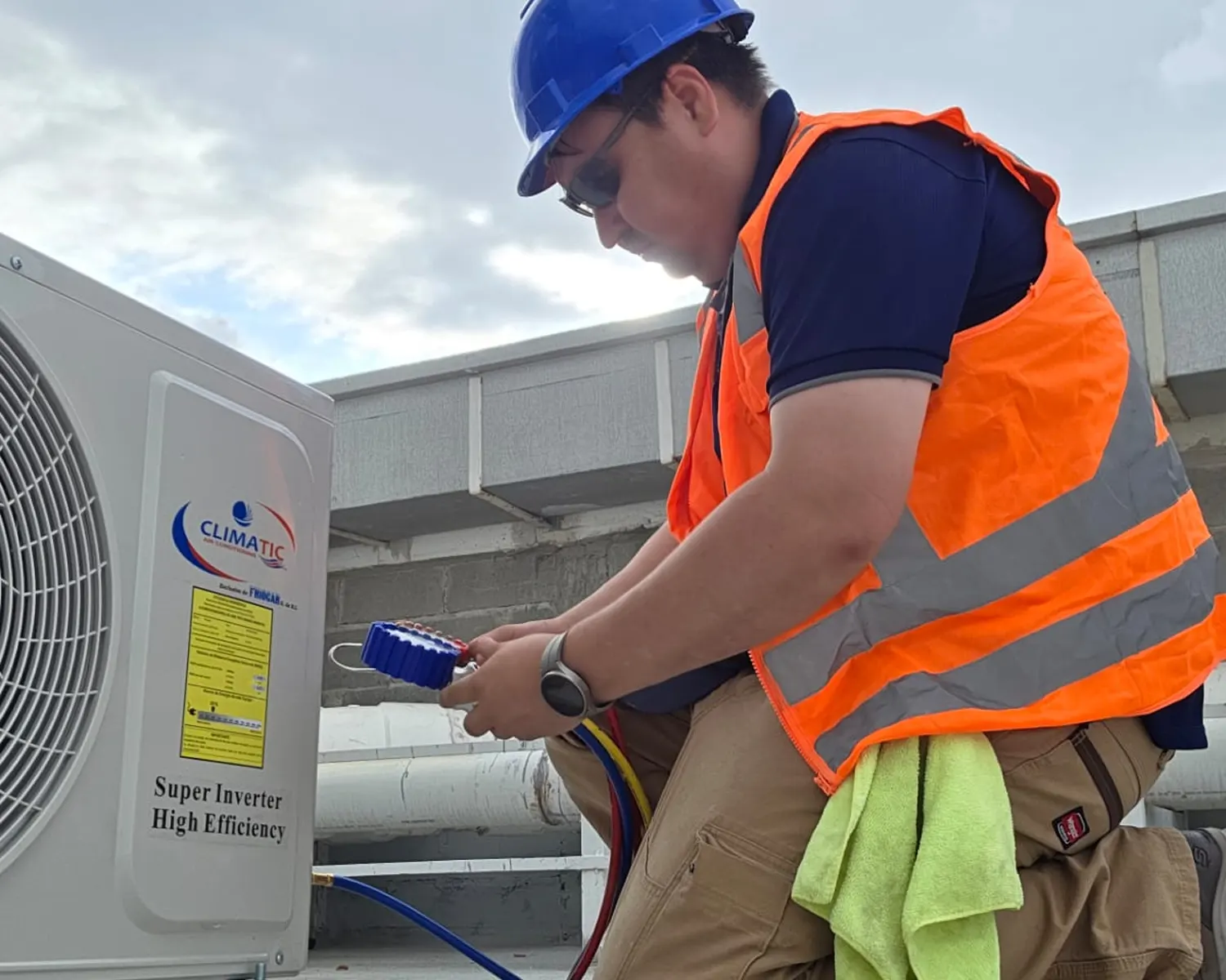 Diagnóstico técnico de aire acondicionado residencial